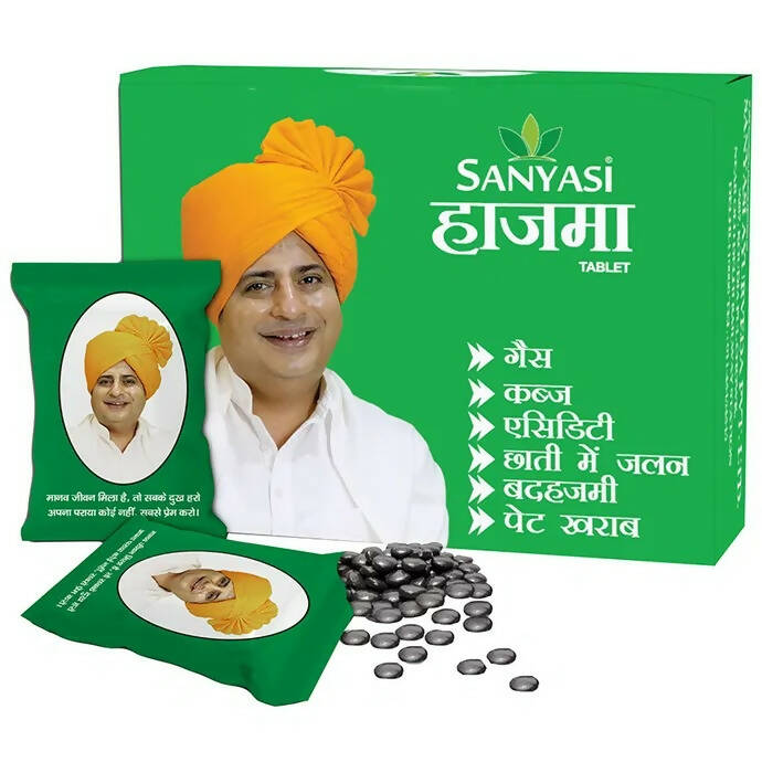 Sanyasi Hazma Tablets: Ayurvedic Ingredients, Benefits, Uses & Digestive Wellness Guide
