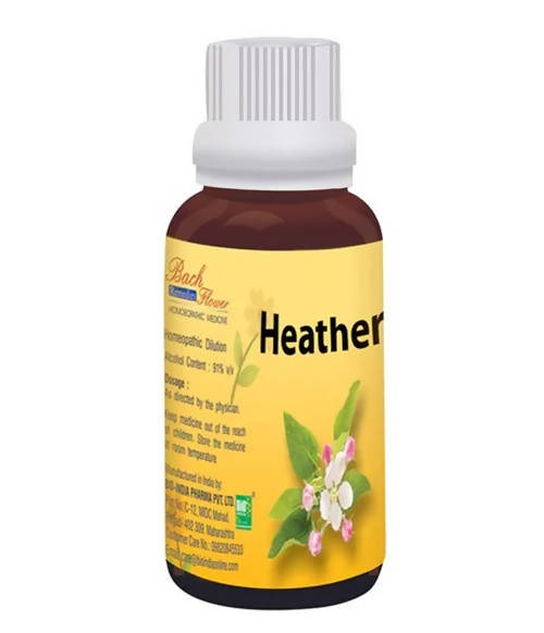 Bio India Homeopathy Bach Flower Heather Dilution: A Natural Bach Flower Remedy for Emotional Balance