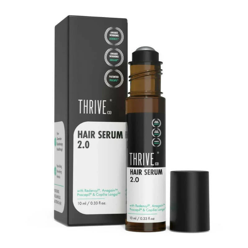 ThriveCo Hair Growth Serum 2.0 Roll-On: Targeted Hair Care for Thicker, Healthier-Looking Hair