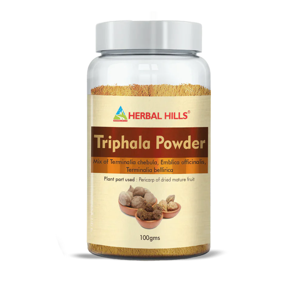 Herbal Hills Ayurveda Triphala Powder: Traditional Ayurvedic Digestive & Wellness Support
