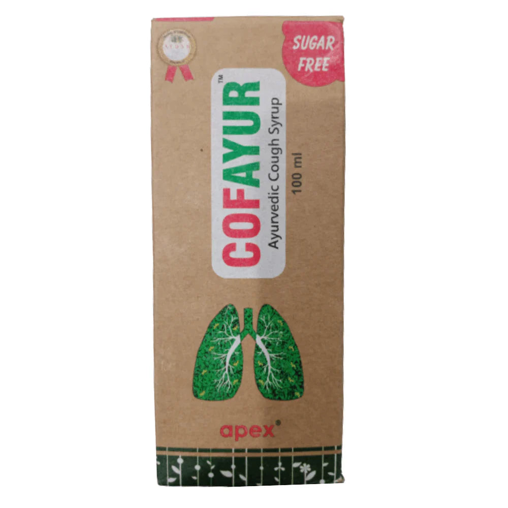 Apex Ayurvedic Cofayur Syrup: Herbal Ayurvedic Support for Respiratory Wellness