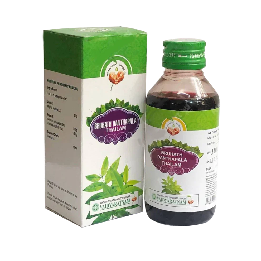 Vaidyaratnam Bruhath Danthapala Thailam: Kerala Ayurveda's Classical Oil for Oral Health, Gandusha, and Gum Care