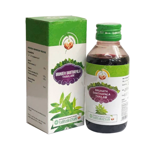 Vaidyaratnam Bruhath Danthapala Thailam: Kerala Ayurveda's Classical Oil for Oral Health, Gandusha, and Gum Care