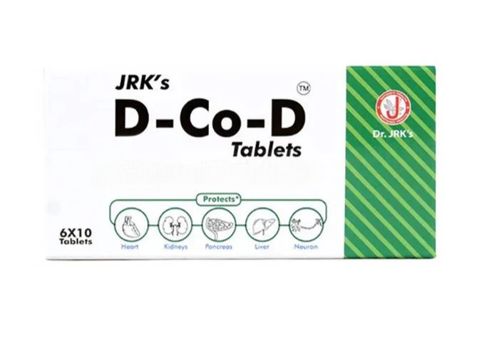 Dr. JRK's D-Co-D Tablets: Herbal Support for Blood Sugar & Metabolic Wellness