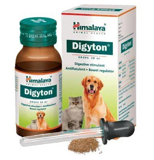 Himalaya Digyton Drops for Pets: Digestive Support for Puppies & Dogs
