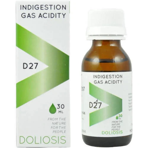 Doliosis Homeopathy D27 Indigestion Gas Acidity Drops: A Homeopathic Approach to Digestive Comfort