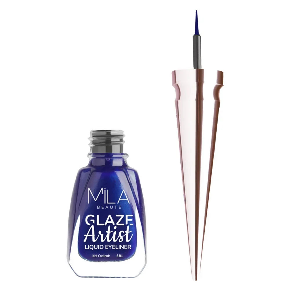 Mila Beauté Glaze Artist Infinite Blue Eyeliner: Bold, Glossy Eyes That Last