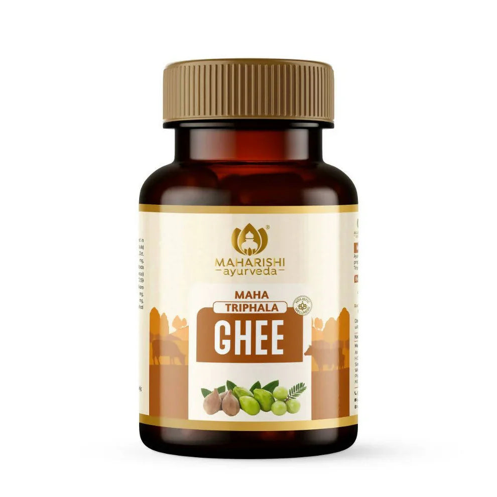 Maharishi Ayurveda Maha Triphala Ghee: The Premium Ayurvedic Medicated Ghee (Ghrita) with Triphala (Haritaki, Bibhitaki, Amalaki/Tri-Fruit Blend) + Pure Cow Ghee that Supports Eye Health & Vision