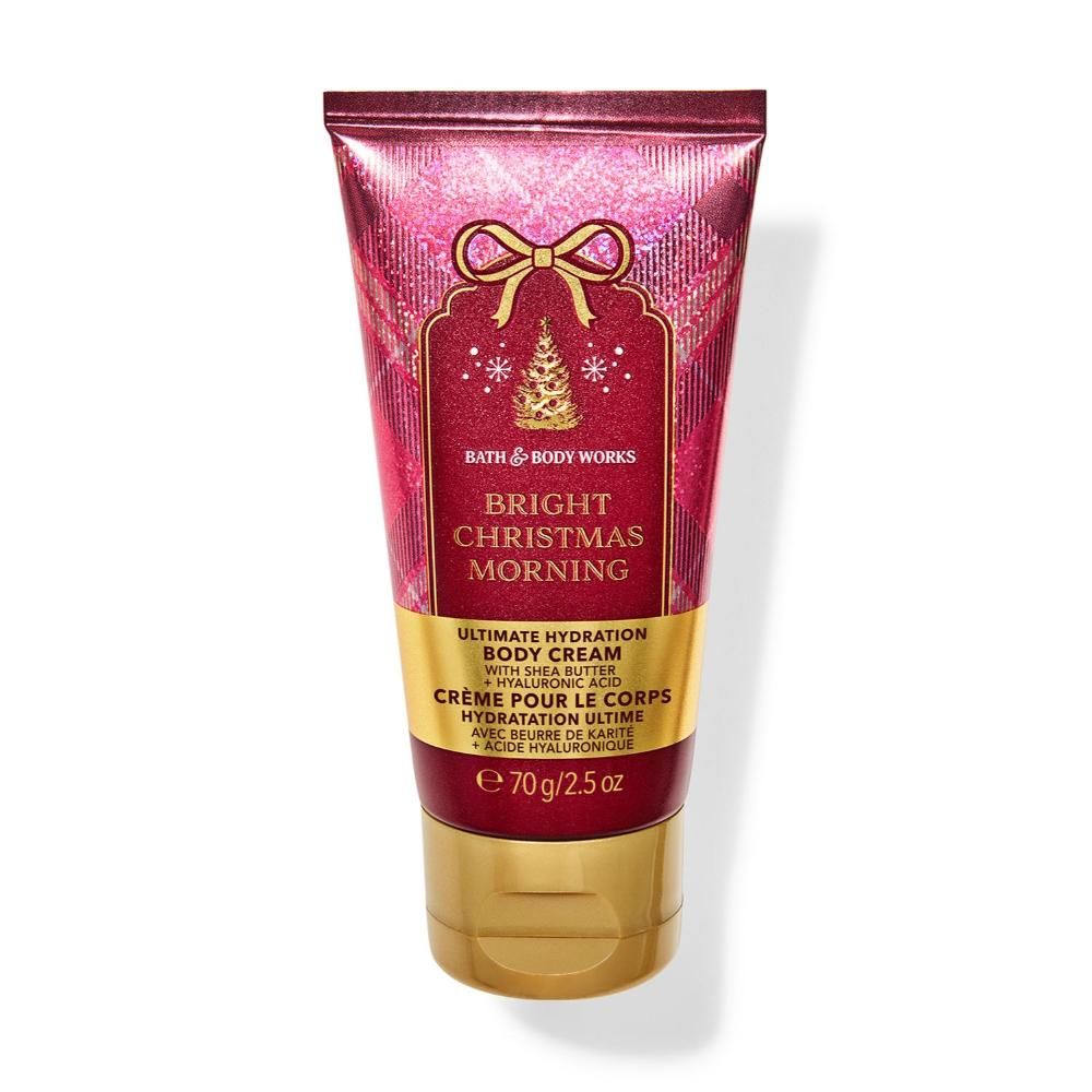 Bath & Body Works Bright Christmas Morning Travel Size Body Cream: Festive Fragrance Meets Everyday Hydration