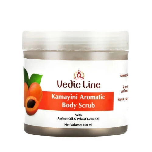 Vedic Line Kamayini Aromatic Body Scrub – Herbal Exfoliating Body Scrub for Smooth, Soft & Radiant Skin