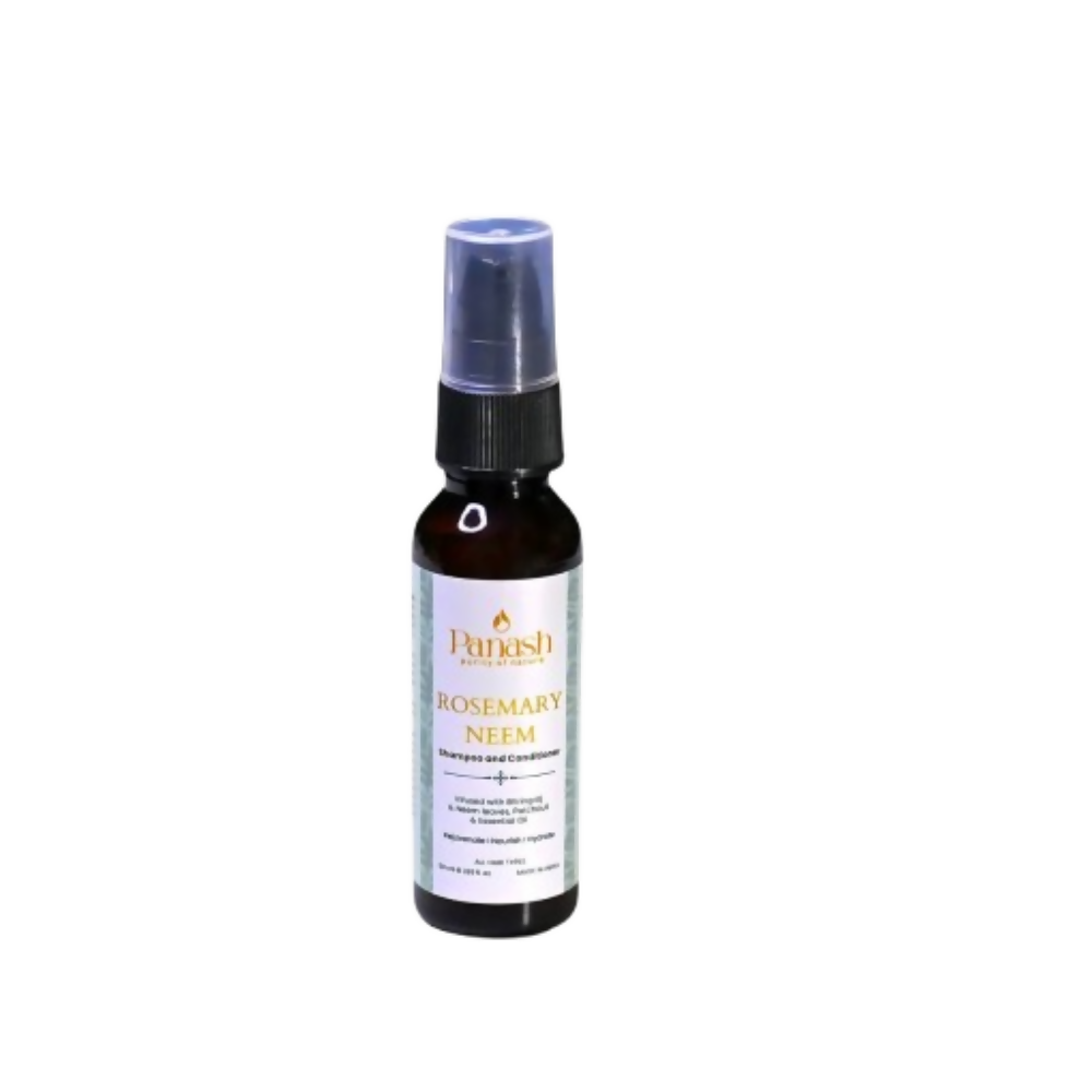 Panash Rosemary Neem Shampoo & Conditioner: Herbal Hair Care for a Clean, Healthy Scalp and Soft, Shiny Hair