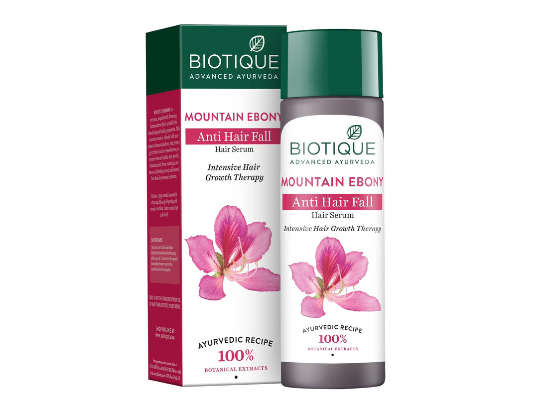 Biotique Bio Mountain Ebony Vitalizing Serum Benefits: Natural Hair Growth & Scalp Care Solution