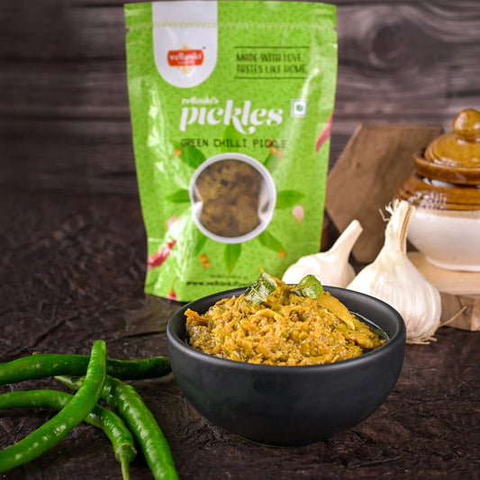 Green Chilli Pickle (Hari Mirch Ka Achaar): The Ultimate Spicy, Tangy North Indian Condiment Made with Fresh Green Chillies, Mustard Seeds, Mustard Oil & Traditional Spices