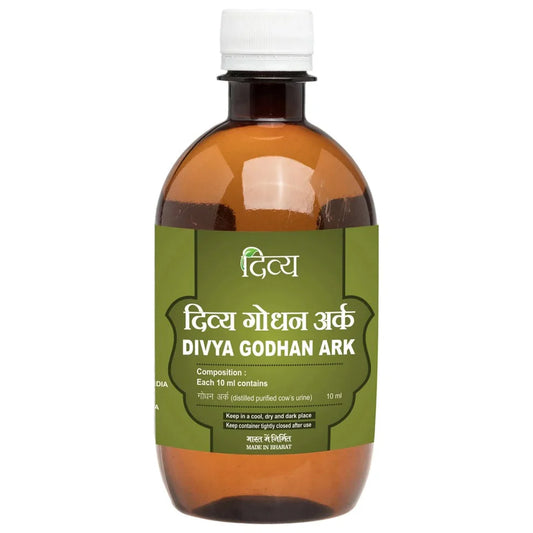 Patanjali Godhan Ark Gaumutra: The Ultimate Ayurvedic Cow Urte Distillate for Detoxification, Liver & Stomach Relief, Diabetes & Cancer Control, Eczema Cure, Obesity Reduction, Vaatrog, Asthma, Cough, General Weakness, Immunity Boosting.
