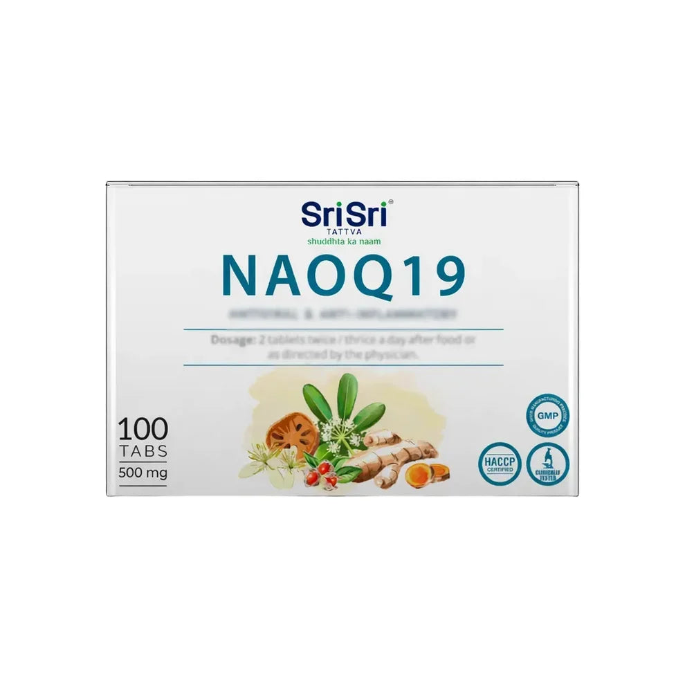 Sri Sri Tattva NAOQ19 Tablets: Ayurvedic Herbal Support for Immunity & Respiratory Wellness
