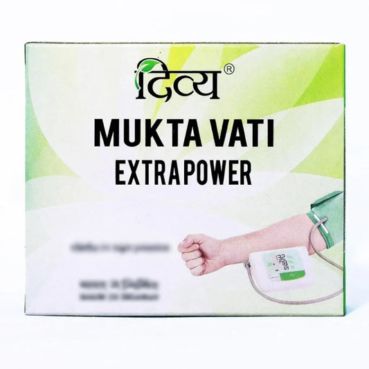 Patanjali Divya Mukta Vati Extra Power: Ayurvedic Support for Blood Pressure Wellness