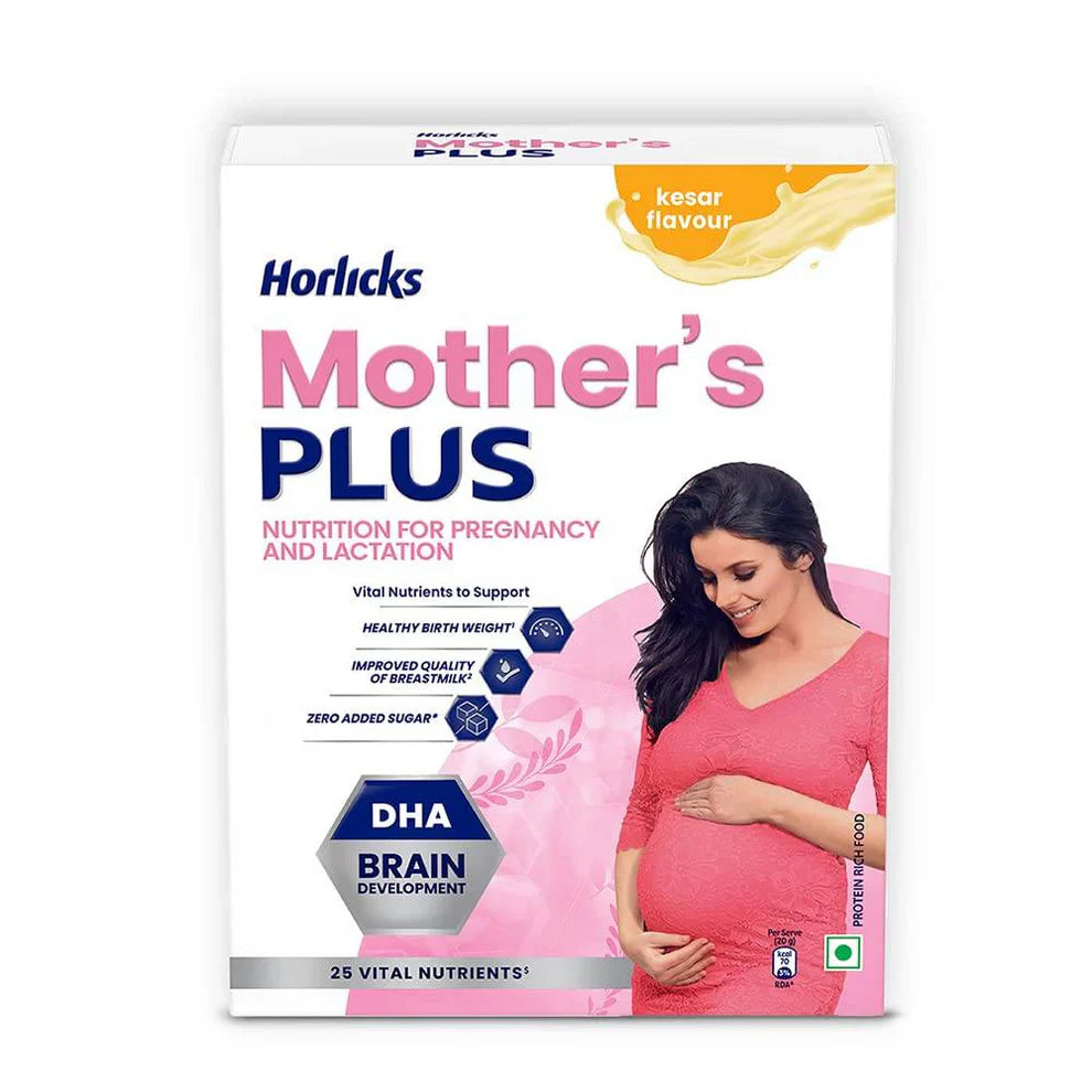 Horlicks Mother's Plus Kesar Flavour: Complete Nutrition Drink for Pregnancy & Breastfeeding