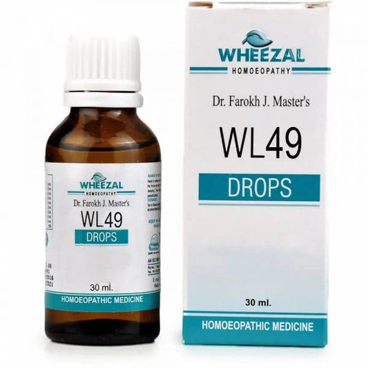 Wheezal Homeopathy WL-49 Warts Drops: Traditional Homeopathic Support for Warts & Corns