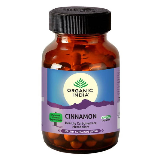 Organic India Cinnamon Capsules: A Natural Ayurvedic Supplement for Metabolic & Digestive Wellness