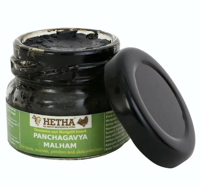 Hetha Panchagavya Malham for Acne and Bruises – Ayurvedic Herbal Ointment for Healthy Skin