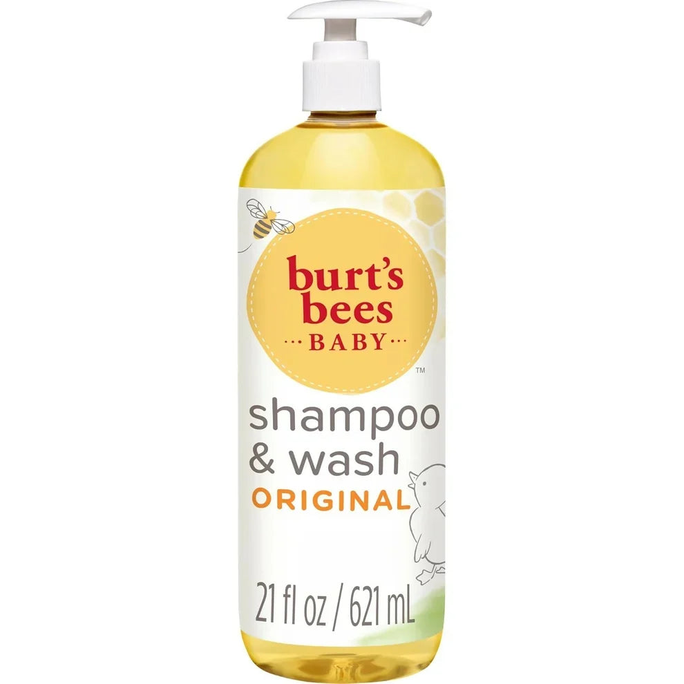 Burt's Bees Baby Bee Shampoo & Wash – Gentle Tear-Free Cleansing for Your Baby's Hair & Skin