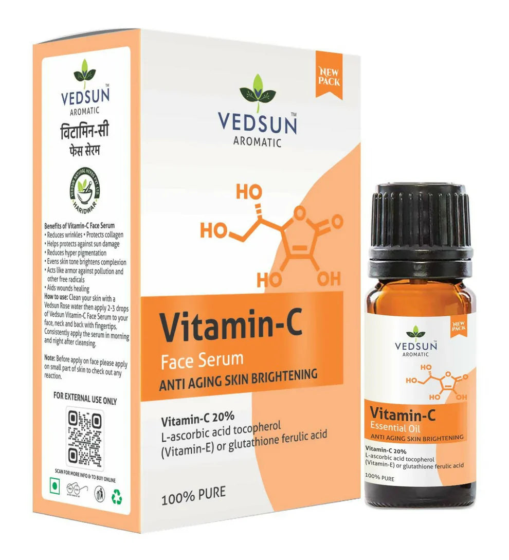 Vedsun Naturals Vitamin C Face Serum: Daily Glow, Anti-Ageing, and Bright Skin Support
