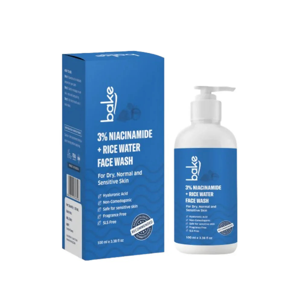 Bake 3% Niacinamide Face Wash with Rice Water: A Complete Guide to Brightening, Barrier Repair, and Acne-Mark Recovery for Indian Skin