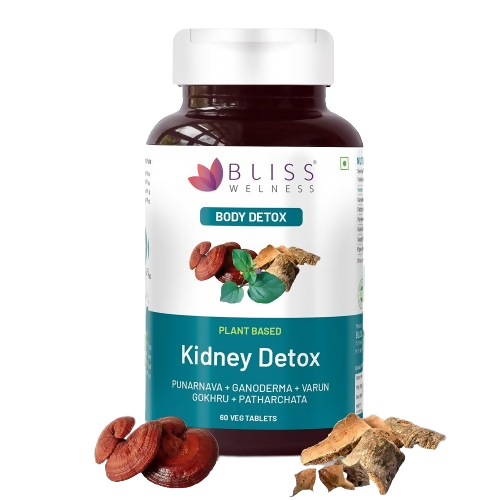 Bliss Welness Kidney Detox Tablets: Ayurvedic Kidney & Urinary Wellness Support