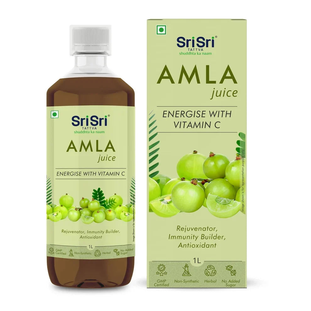 Sri Sri Tattva Amla Juice: A Vitamin C-Rich Ayurvedic Drink for Everyday Wellness