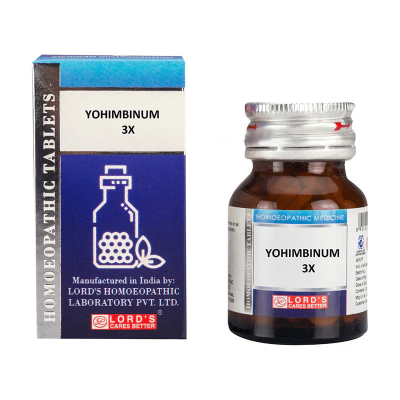 Lord's Homeopathy Yohimbinum Trituration Tablets: A Trusted Homeopathic Medicine for Individualized Wellness Support