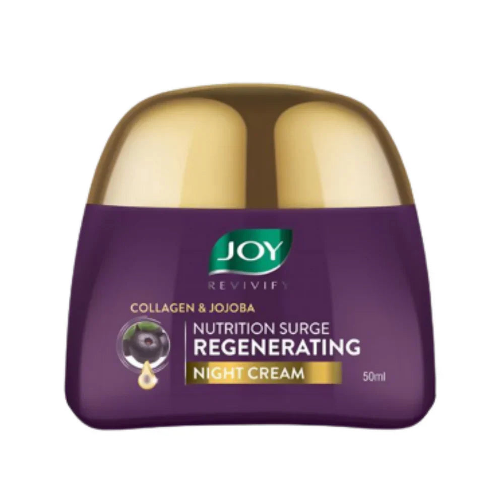 Joy Revivify Nutrition Surge Regenerating Night Cream: Overnight Repair for Dry Skin