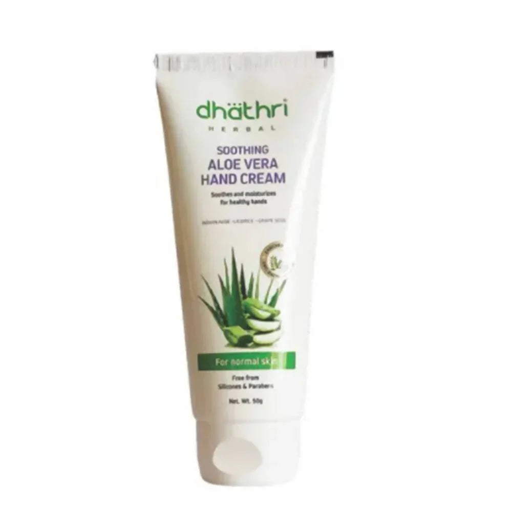 Dhathri Herbal Soothing Aloe Vera Hand Cream: Gentle Daily Care for Soft, Hydrated Hands