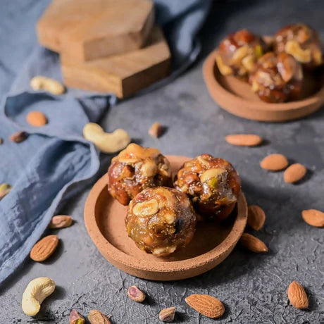Vellanki Foods Dry Fruit Laddu: The Energy-Packed Sweet Treat with Rich Dates, Delicious Cashews, and Crunchy Pistachios Rolled into One Wonder Ball That Delivers Lots of Energy, Health, and Taste