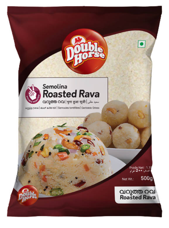Double Horse Semolina Roasted Rava: A Convenient Choice for Quick & Delicious Meals