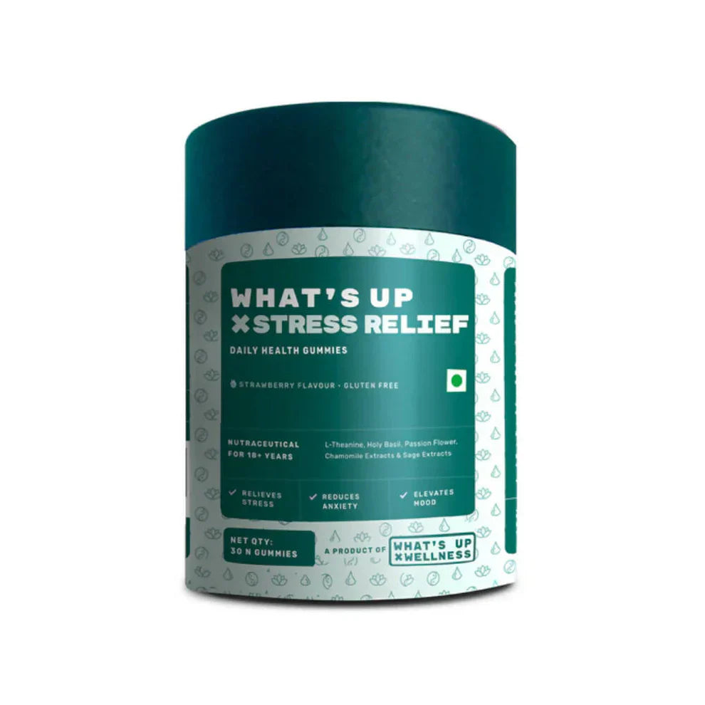 What's Up Wellness Stress Relief Gummies: Sweet, Easy Stress Support for Busy Days
