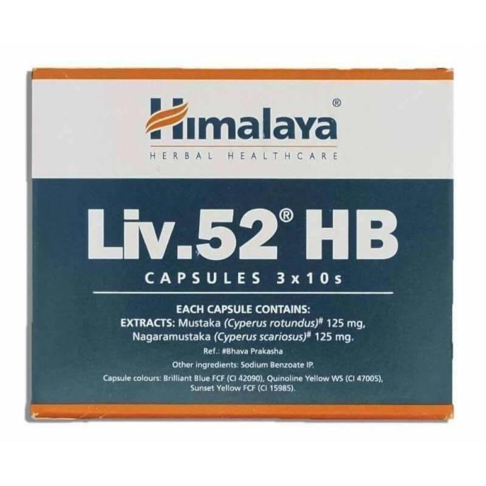 Himalaya Liv.52 HB Capsules: Herbal Support for Hepatitis B & Liver Health