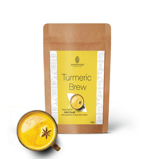 Swasthyam Turmeric Brew: The Golden Nightcap That Heals You While You Sleep