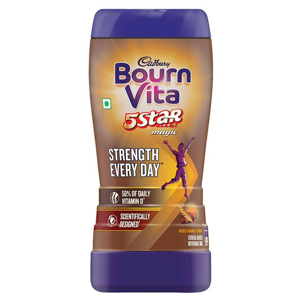 Cadbury Bournvita 5 Star Magic Health Drink: A Delicious Chocolate & Caramel Drink for the Family