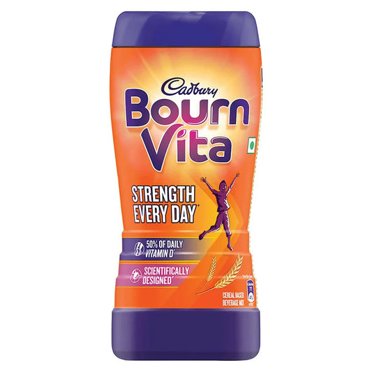 Cadbury Bournvita Chocolate Nutrition Drink: Delicious Daily Nutrition for Growing Kids & Active Families