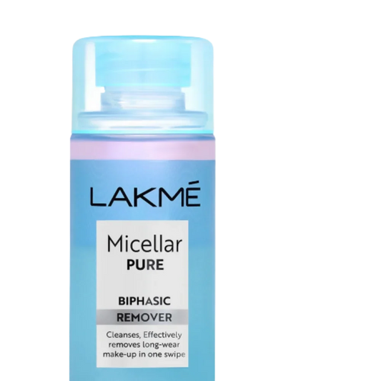 Lakmé Micellar Water Bi-Phasic Makeup Remover: Effortless Makeup Removal for Clean, Refreshed Skin