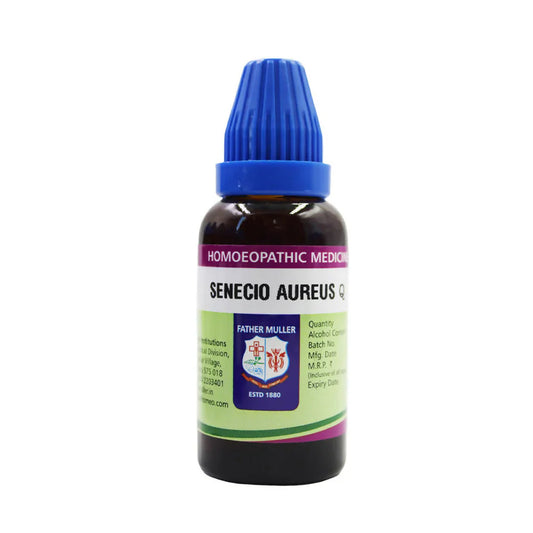 Father Muller Senecio Aureus Mother Tincture Q: Traditional Homeopathic Support for Female, Urinary, and Respiratory Concerns