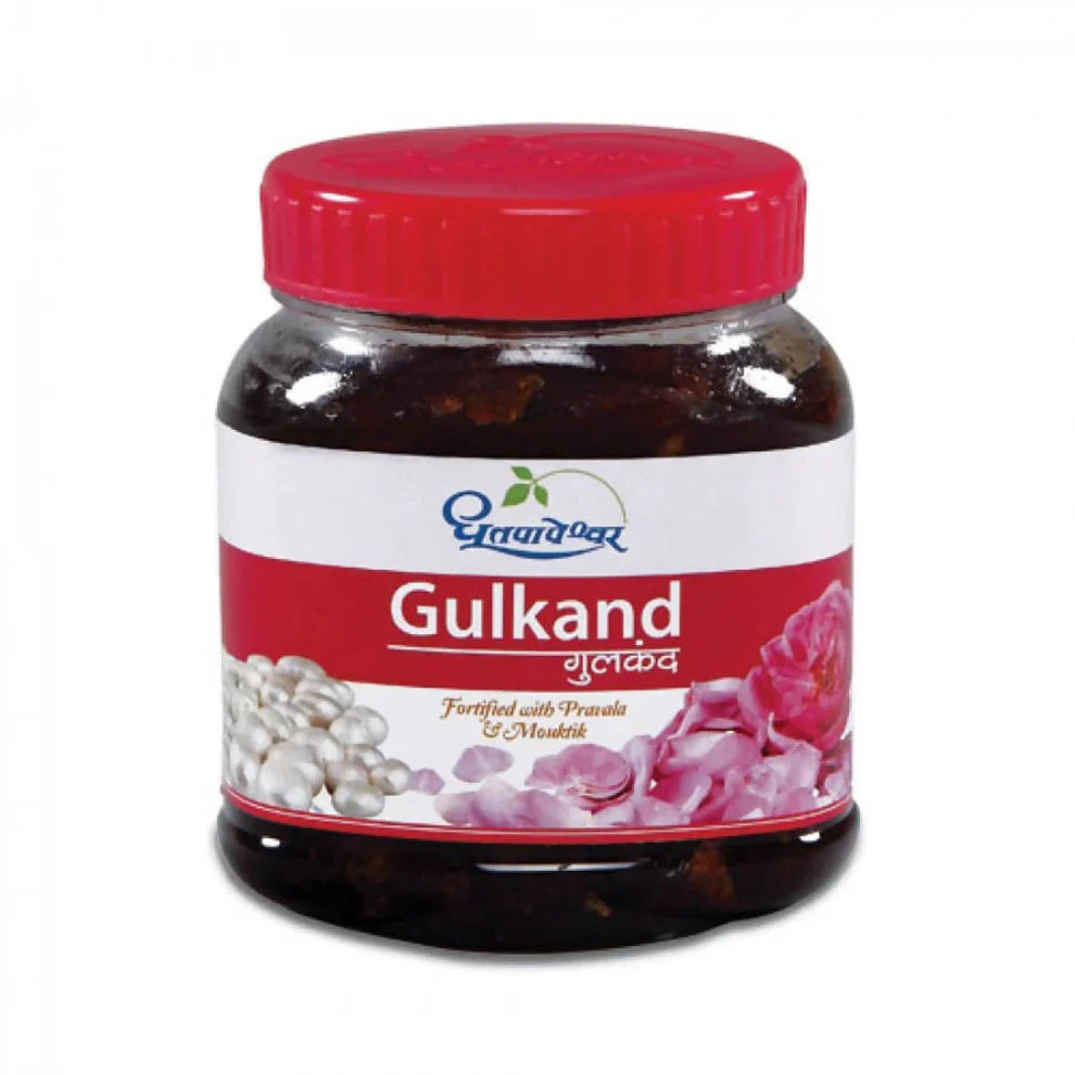 Dhootapapeshwar Gulkand: The 1872 Panvel Laboratory's Rose Petal Jam — Rosa Centifolia, Pravala Pishti, and Mouktik Pishti — Where the Sweetest Ayurvedic Medicine Is Also the One You Want to Eat