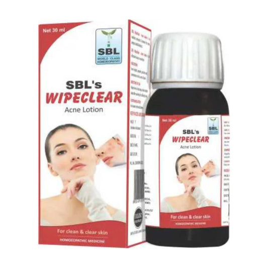 SBL Homeopathy Wipe Clear Acne Lotion: A Gentle Homeopathic Solution for Acne-Prone Skin