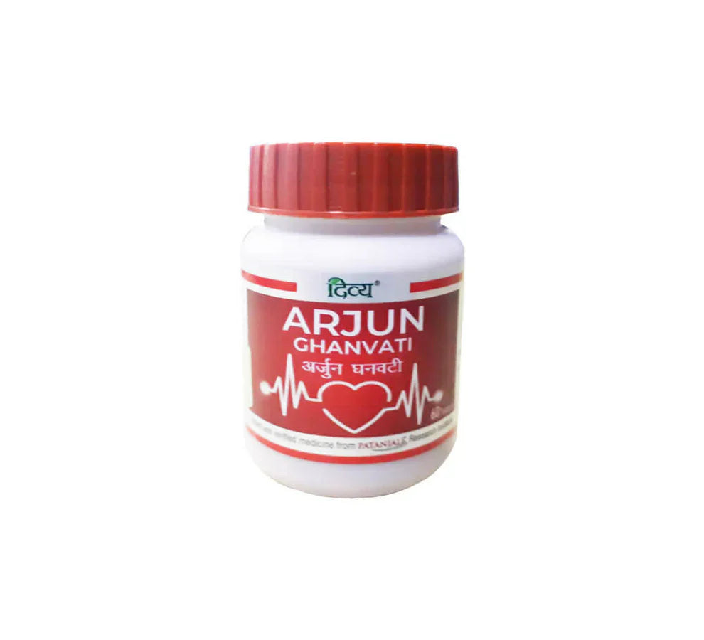 Patanjali Divya Arjun Ghanvati: The Ultimate Ayurvedic Heart Care Tablet for Strengthening Heart Muscles, Controlling Heart Rate, Blood Purification, Cholesterol Management, Heart Stroke/Attack Prevention