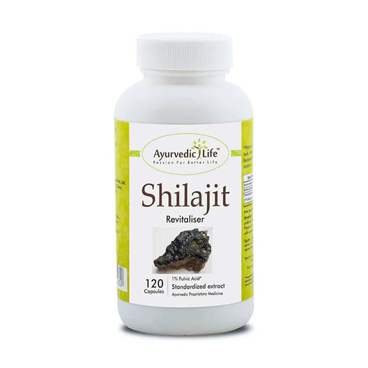 Ayurvedic Life SJ Capsules: The Ultimate Ayurvedic Shilajit (Shilajeet) Supplement for Energy, Stamina, Vitality, Strength, Rejuvenation, Antioxidant Protection, Anti-Inflammatory Support, Immunity Boosting, Cellular Health