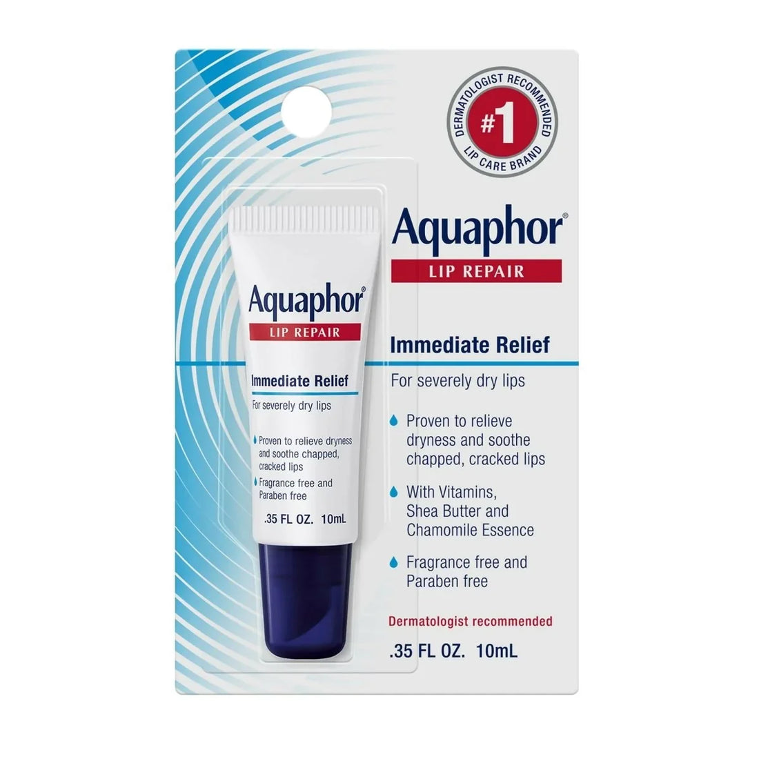 Aquaphor Eucerin Lip Repair: Complete Care for Dry, Chapped & Sensitive Lips