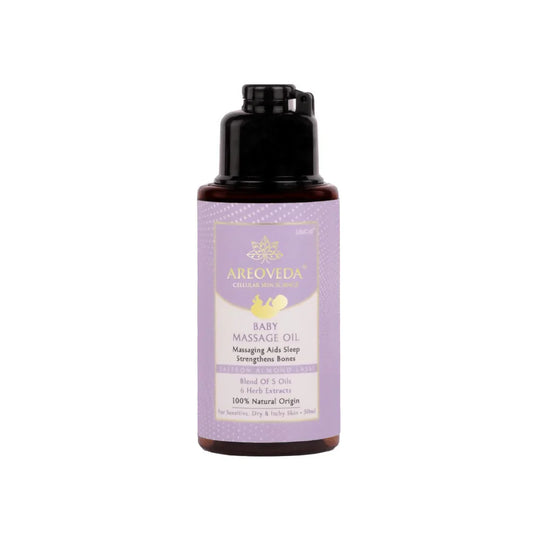 Areoveda Baby Massage Oil - Nourish Your Newborn's Skin & Strengthen Bones with Areoveda Baby Massage Oil 50ml
