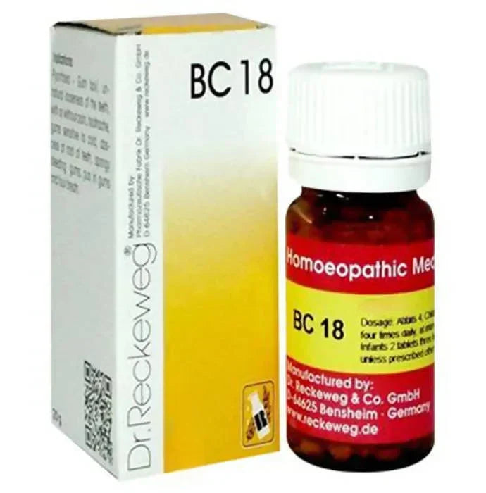 Dr. Reckeweg Bio-Combination 18 (BC 18) Tablets – Homeopathic Biochemic Formula