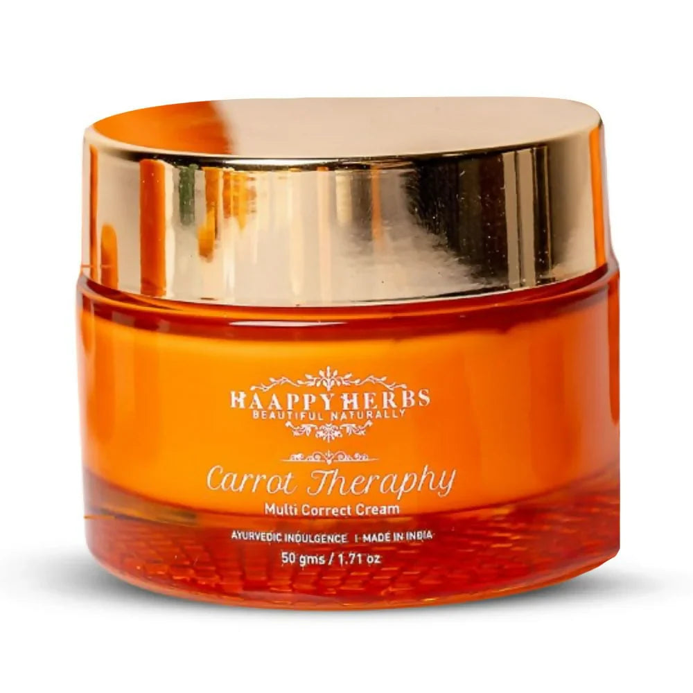 HaappyHerbs Carrot Therapy Multi-Correct Cream: The Vigna Moth Bean Retinol Alternative, Vitamin A+C+E Stack, and Why Indian Skin Needs a Gentler Path to Anti-Ageing