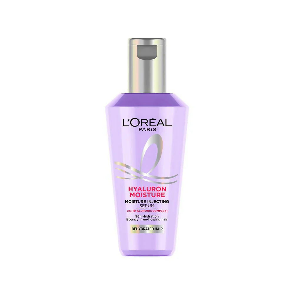 Transform Dry, Frizzy Hair into Silky, Bouncy Locks: L'Oreal Paris Hyaluron Moisture Hair Serum Review & Benefits